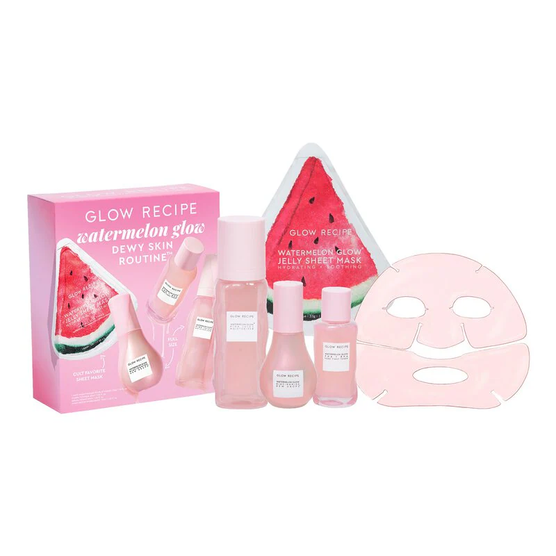 Watermelon Glow Dewy Skin Routine