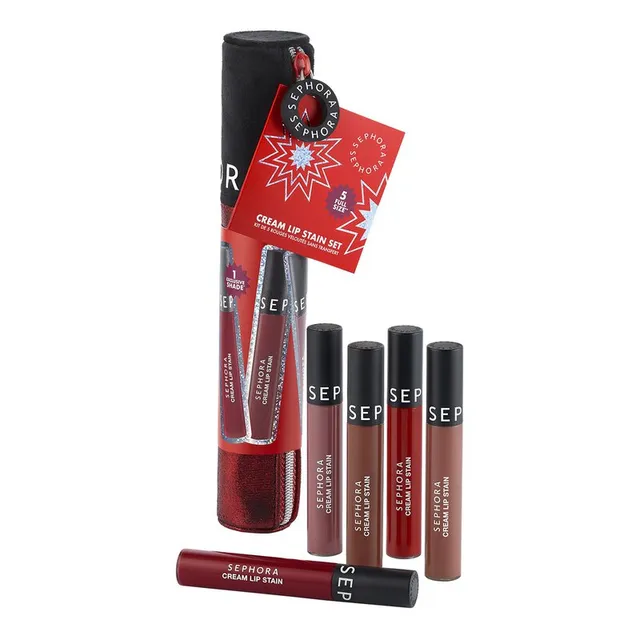Cream Lip Stain Set 5 Matte Liquid Lipsticks