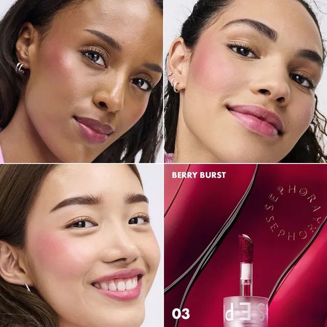 Cheek and Lip Tint Duo 2 Shades: Red and Burgundy – image 3