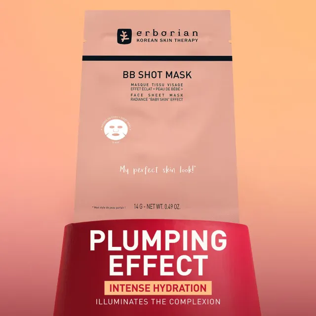BB Shot Mask - Face Sheet Mask Radiance Baby Skin Effect – image 2