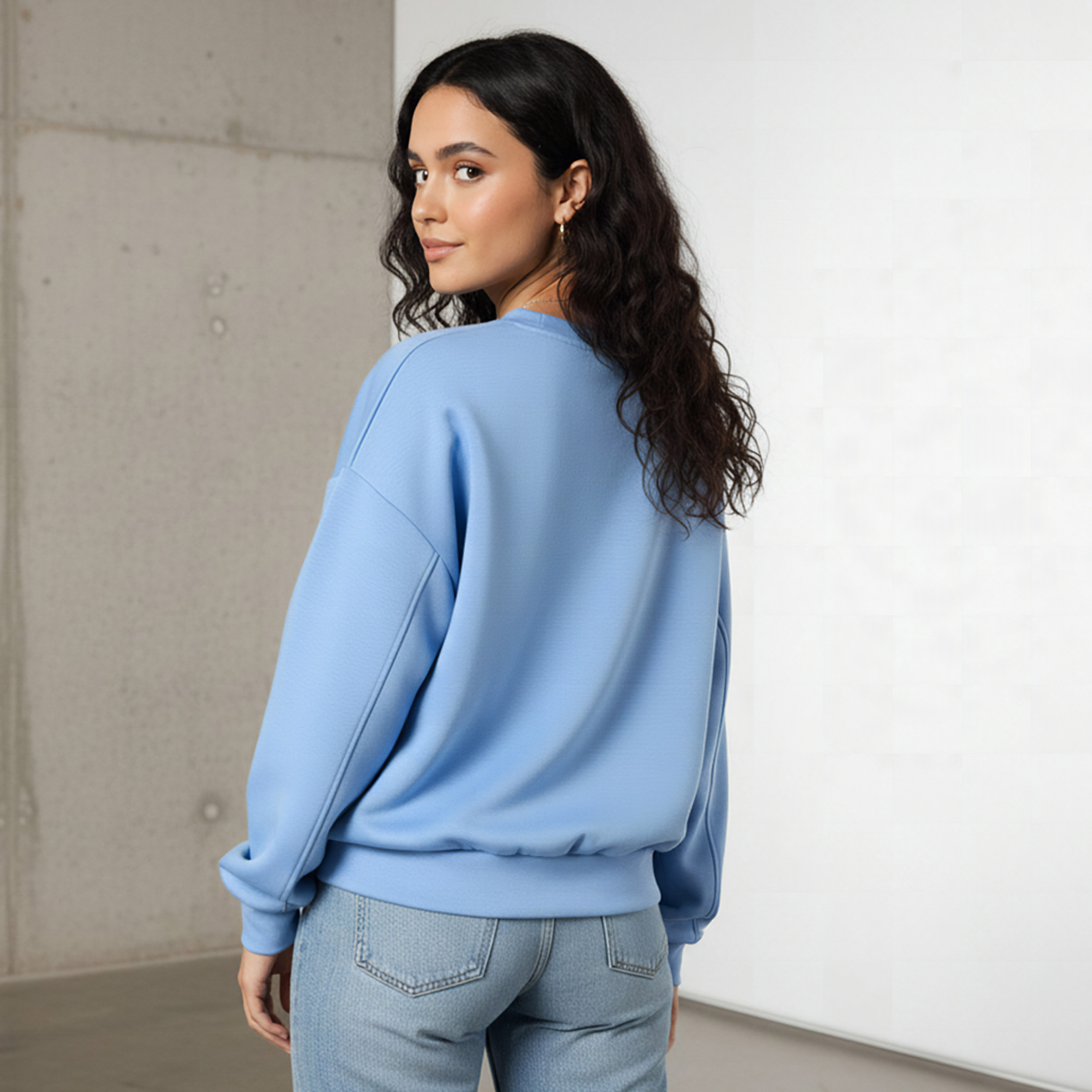 Regular Fit Sweatshirt with Slogan Print