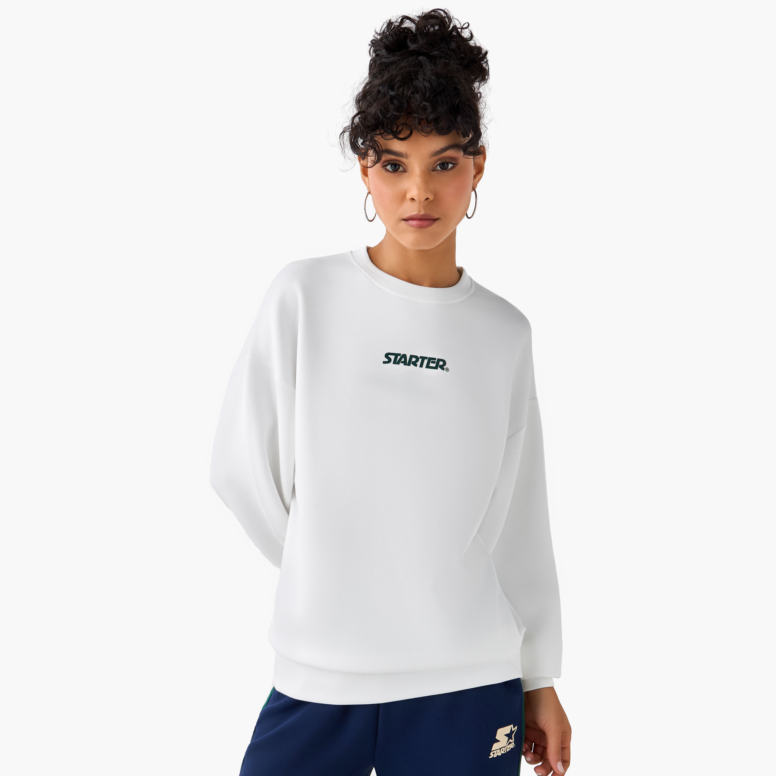 Starter Regular Fit Sweatshirt with Print