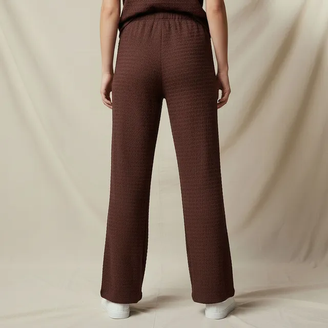 Mid-Rise Wide Leg Pants – image 3