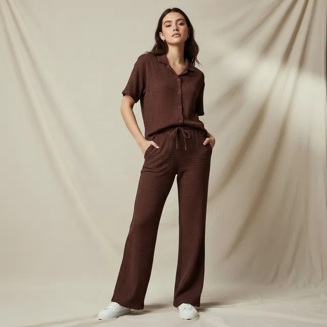 Mid-Rise Wide Leg Pants – image 5