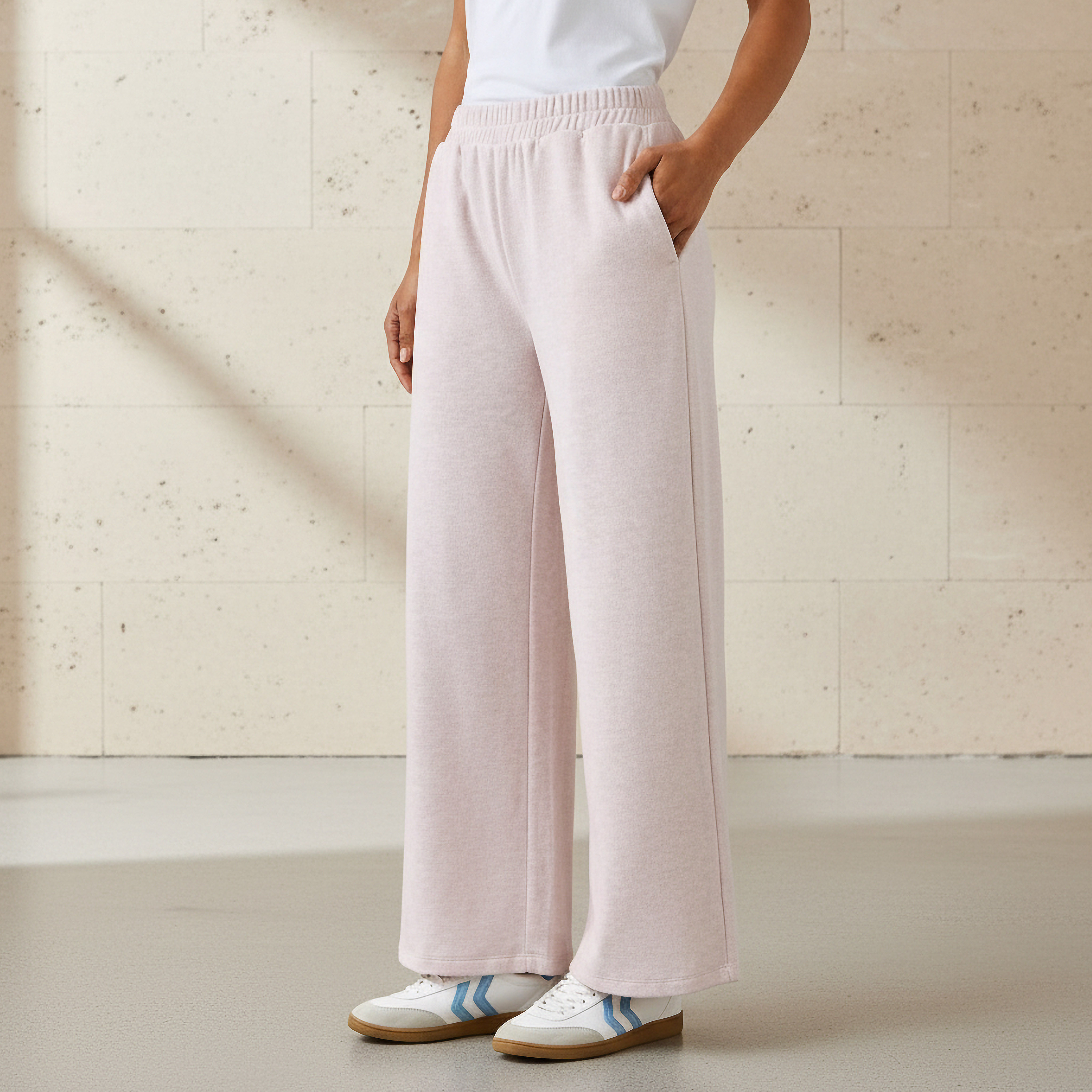 Wide-Leg Lounge Pants