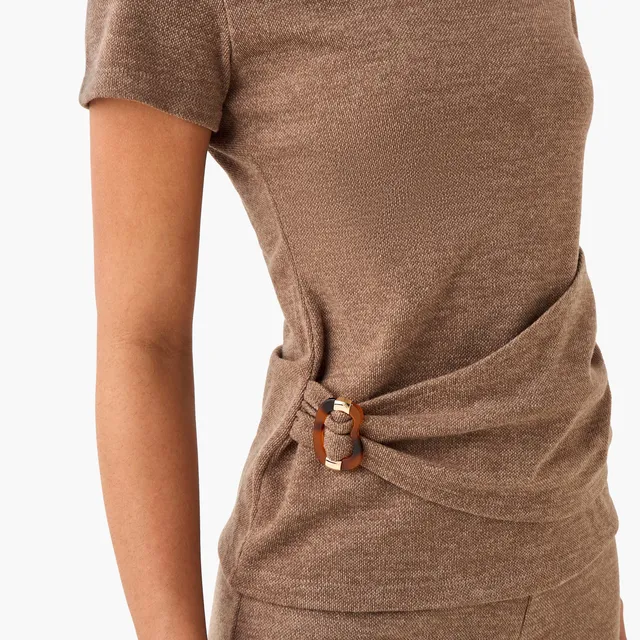Ruched Accent T-shirt – image 5