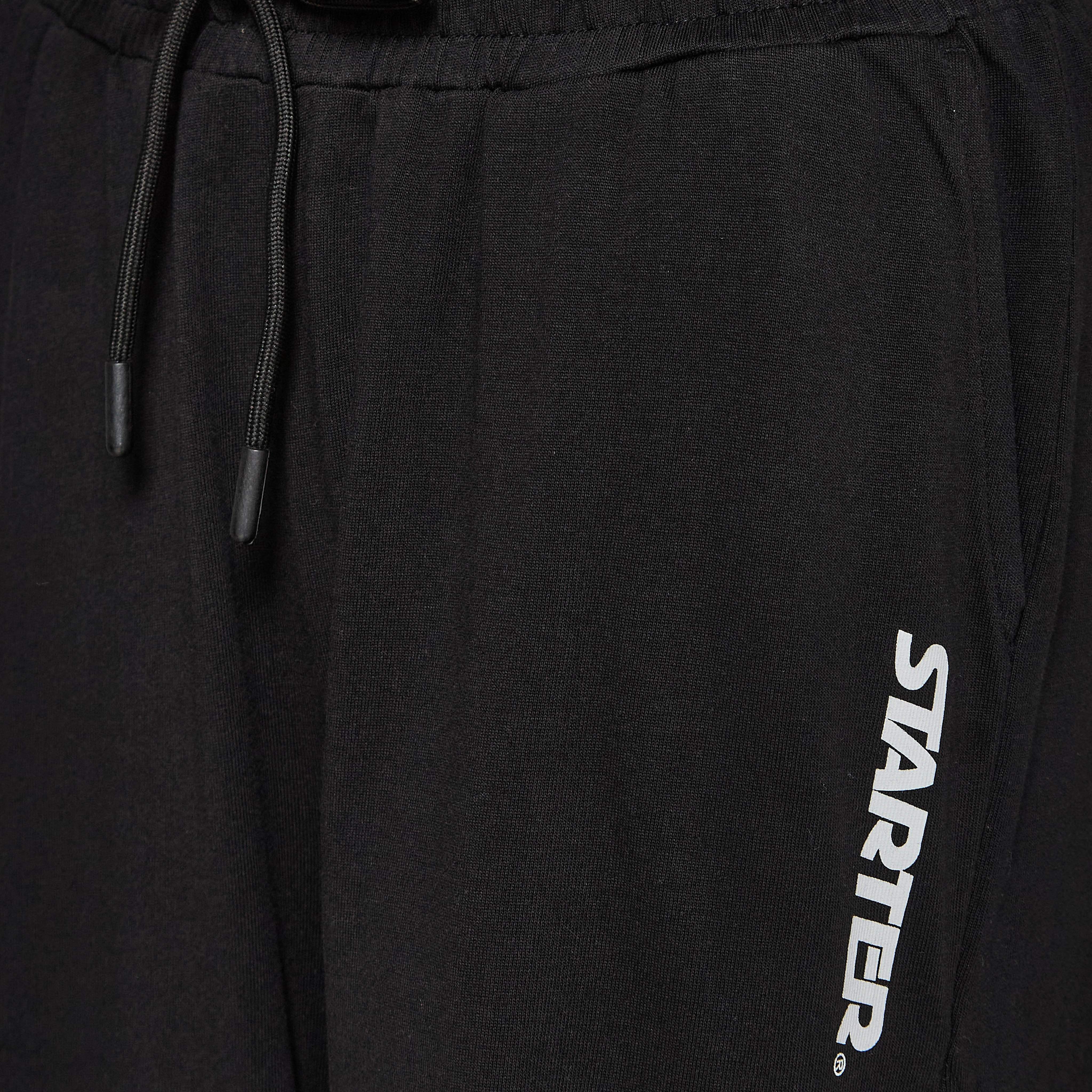 Wide Leg Mid-Rise Joggers with Text Print