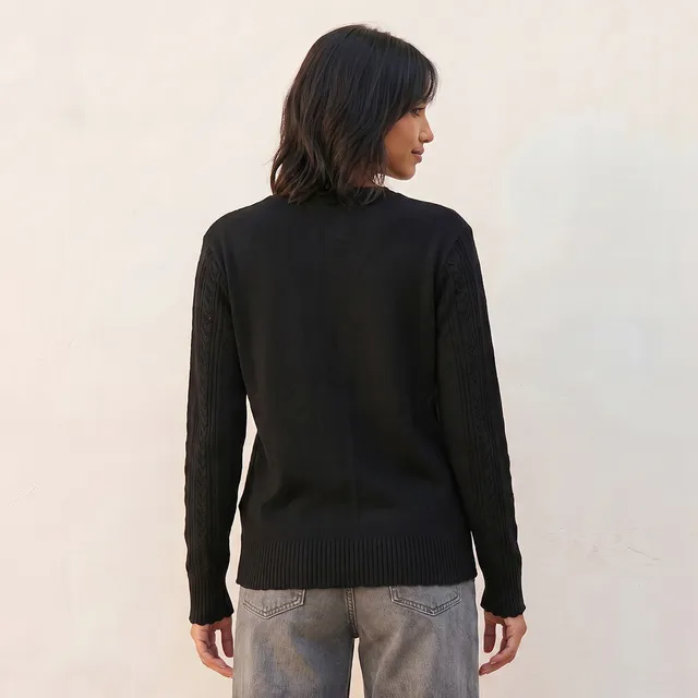 Splash Youth Textured V-neck Cardigan – image 4