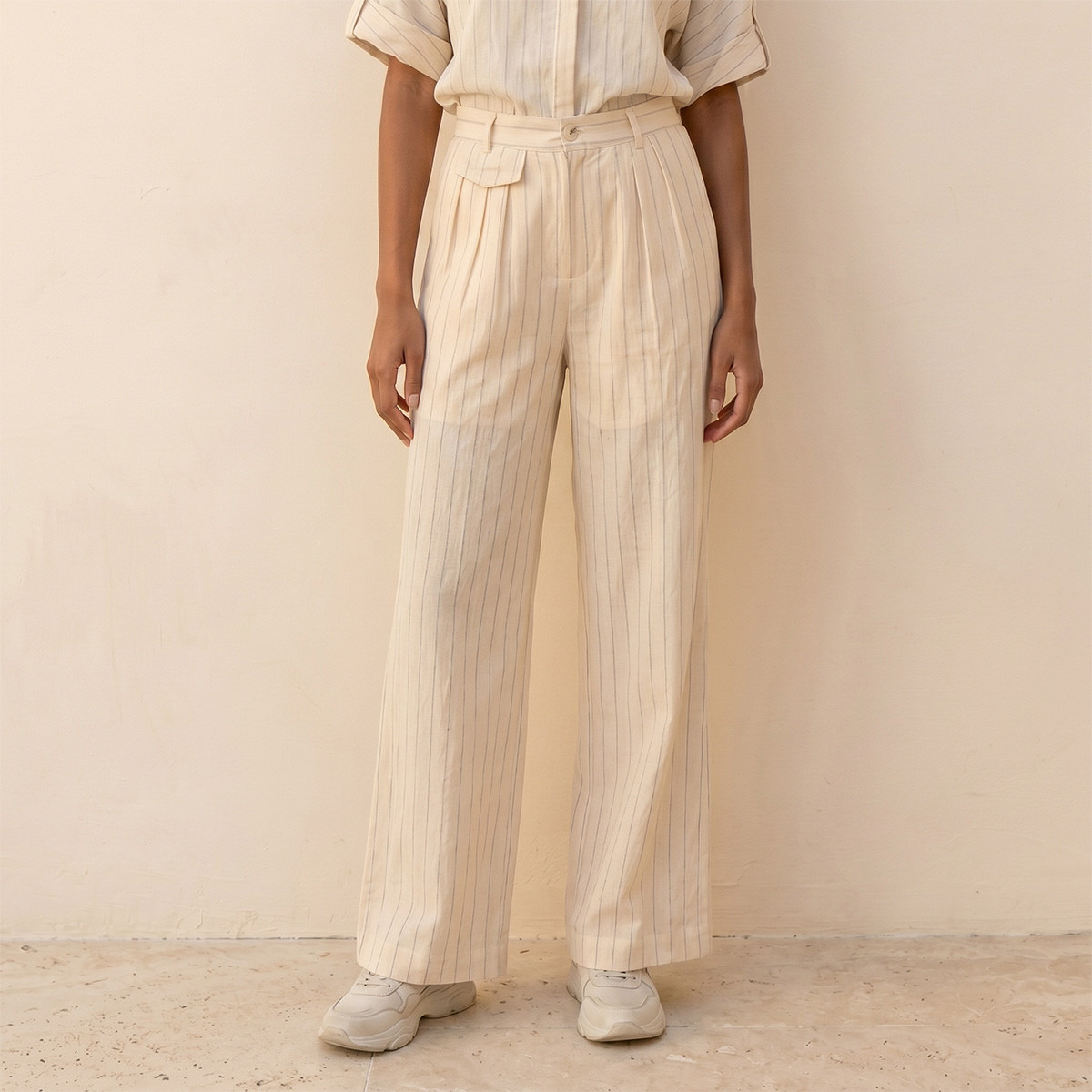 Splash Youth Relaxed Fit Striped Trousers