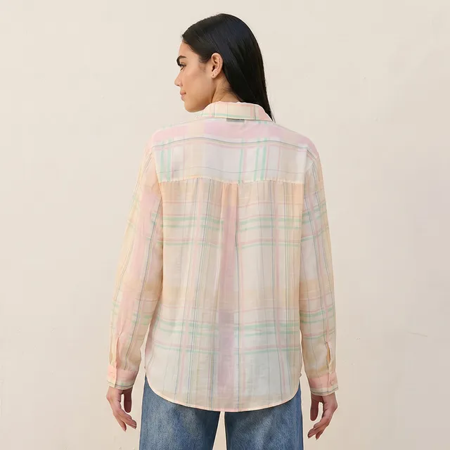 Splash Youth Shirt with Checked Design – image 4