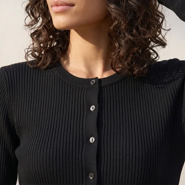 Splash Youth Textured Round Neck Cardigan – image 7