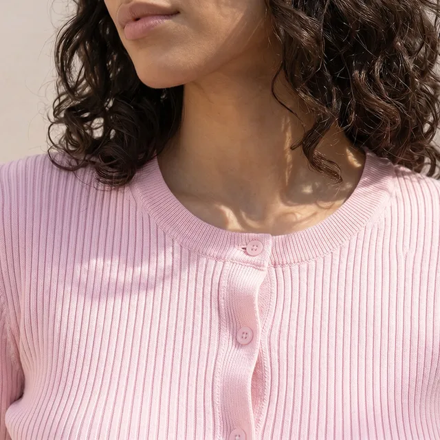 Splash Youth Textured Round Neck Cardigan – image 6