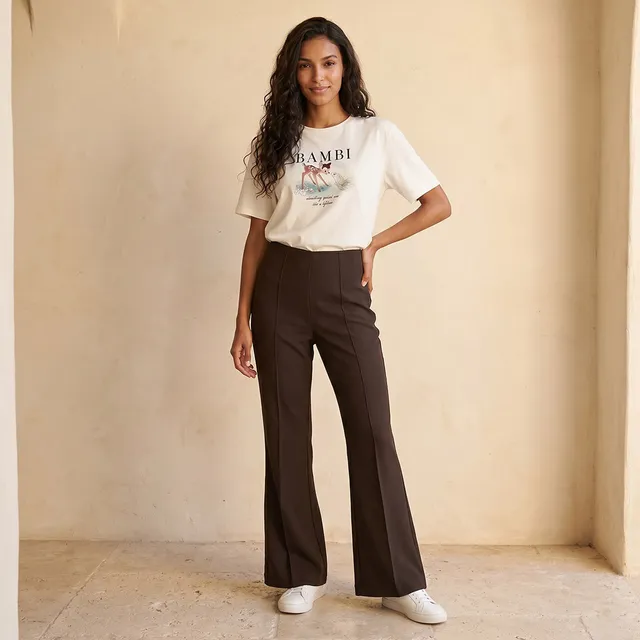 Splash Youth Mid-Rise Flared Hem Pants – image 3