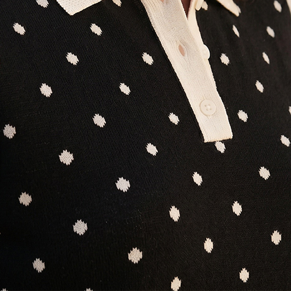 Splash Youth Polka Dot Print Sweater