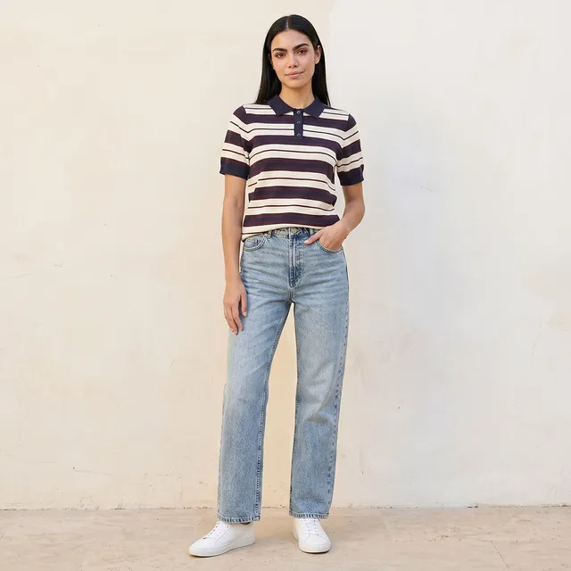 تيشيرت بولو مقلم من سبلاش يوث – صورة 7