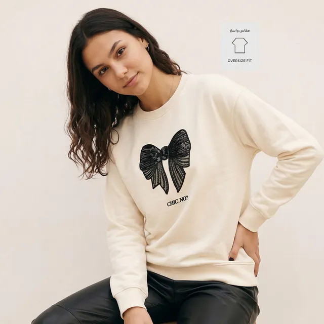 Splash Youth Sweatshirt with Embellished Design – image 3