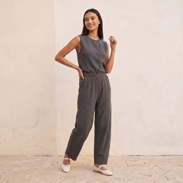 Splash Youth Textured Sleeveless Top with Buttons – image 4