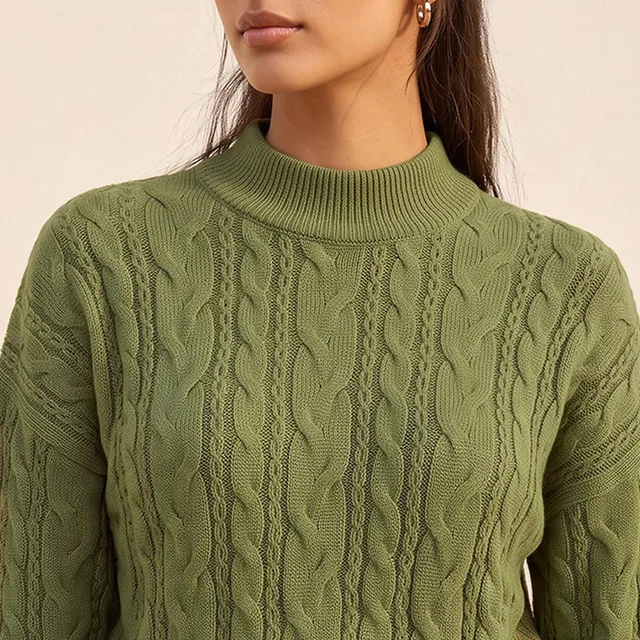 Splash Youth Oversized Cable Knit Sweater – image 6