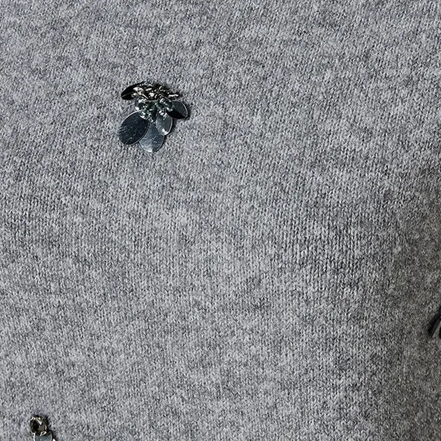 Splash Youth Embellished Crew Neck Sweater – image 7