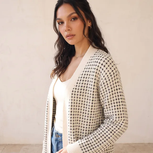 Splash Youth Longline Textured Cardigan – image 4