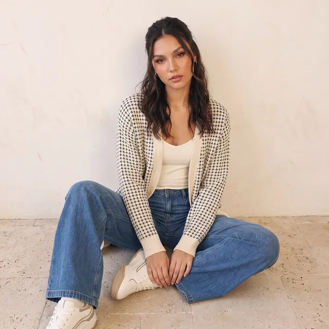 Splash Youth Longline Textured Cardigan – image 6