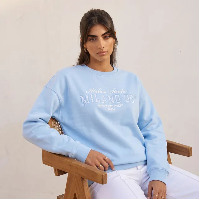 Splash Youth Sweatshirt with Typographic Print – image 2