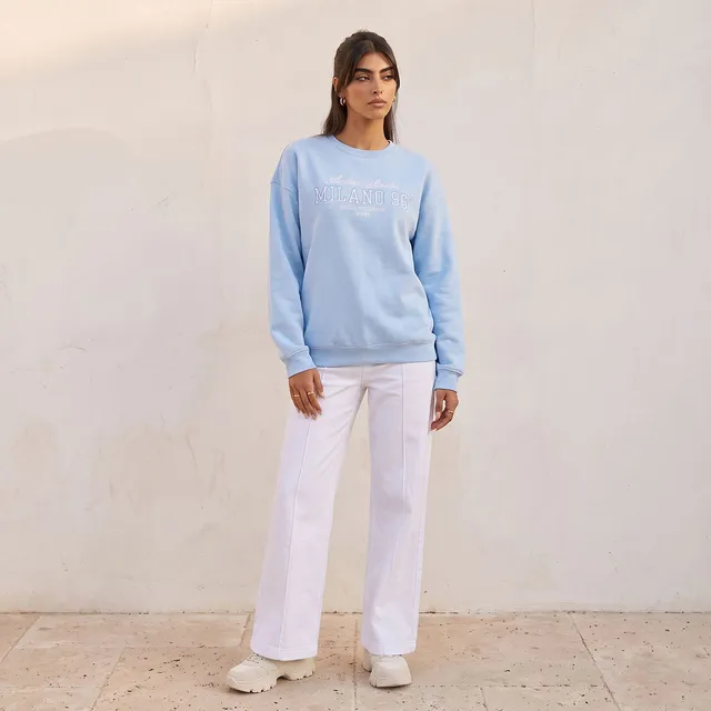 Splash Youth Sweatshirt with Typographic Print – image 3