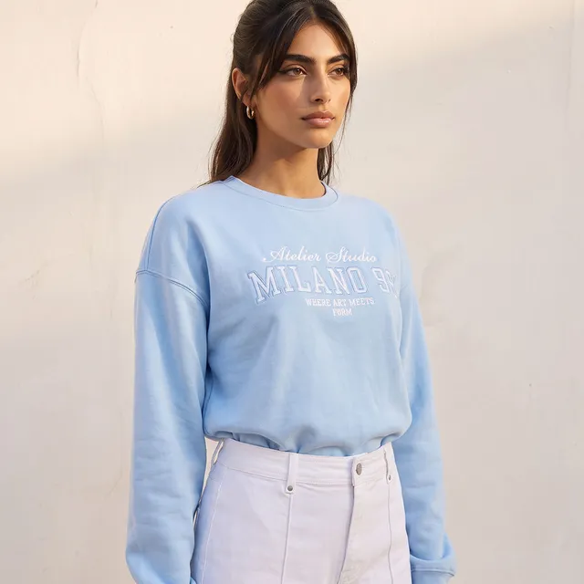 Splash Youth Sweatshirt with Typographic Print – image 5
