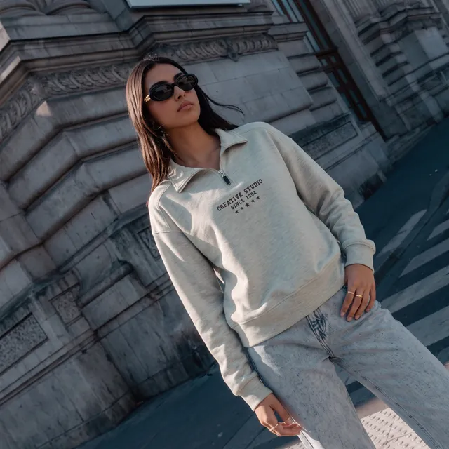 Splash Youth Half Zip Sweatshirt