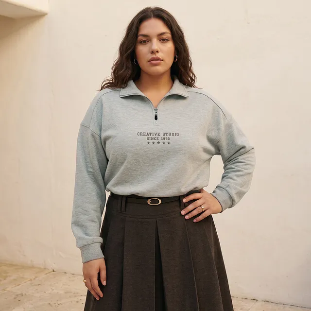 Splash Youth Half Zip Sweatshirt – image 3