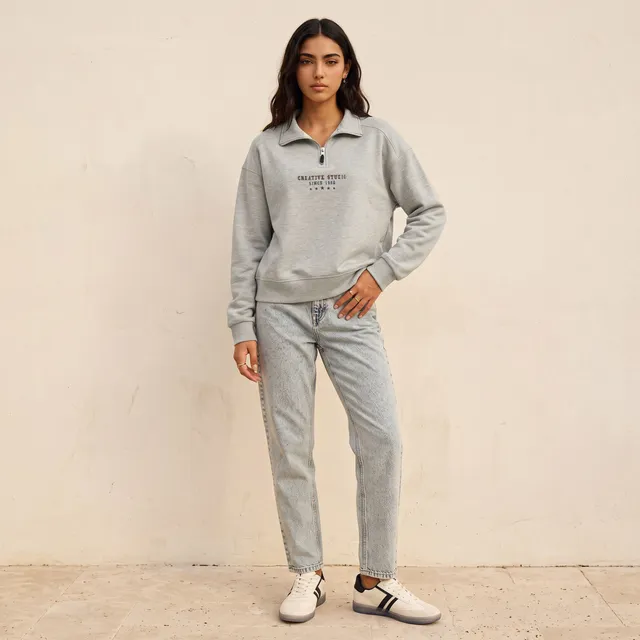 Splash Youth Half Zip Sweatshirt – image 4