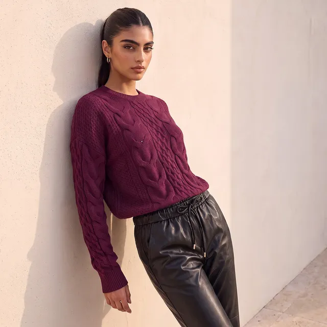 Splash Youth Cable Knit Sweater – image 2