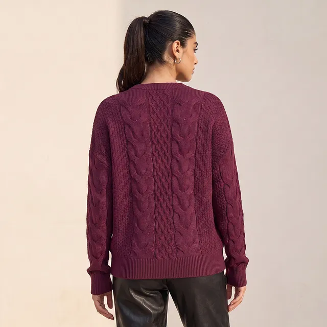 Splash Youth Cable Knit Sweater – image 5