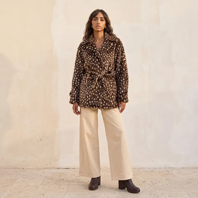 Splash Youth Long Jacket with Tie-Up Belt – image 3