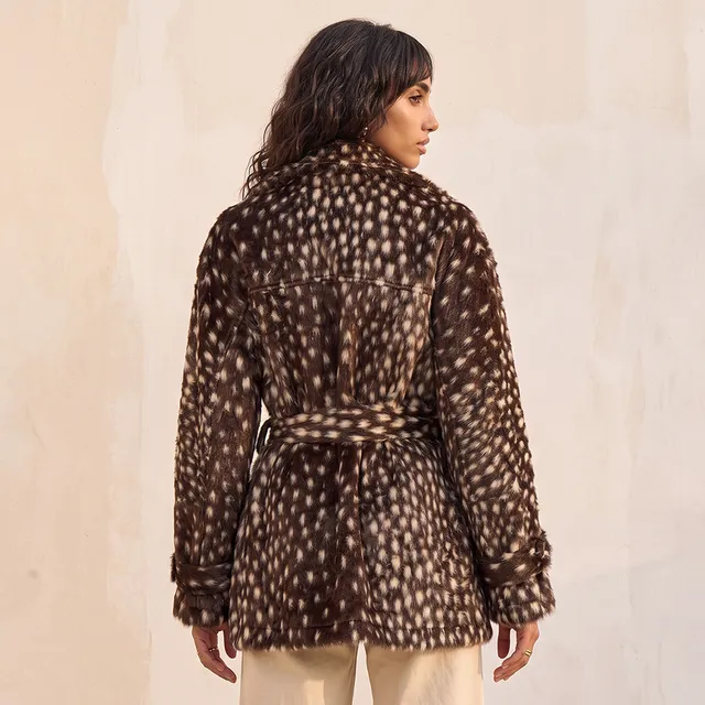 Splash Youth Long Jacket with Tie-Up Belt – image 4