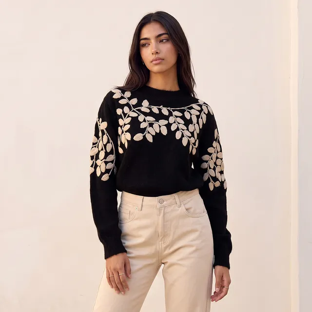 Splash Youth Embroidered Sweater – image 4
