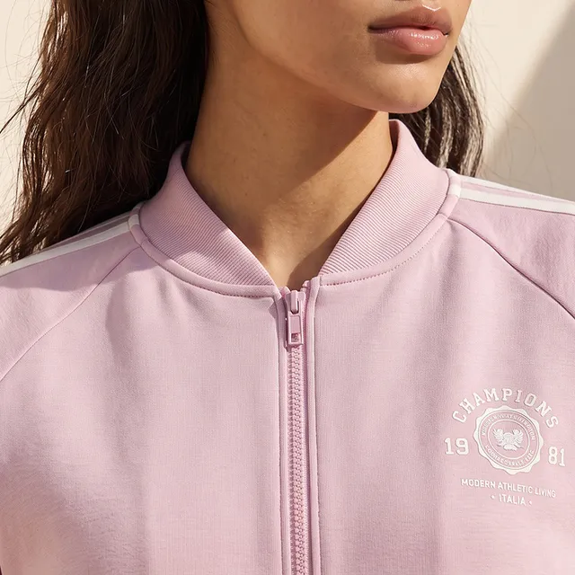 Splash Youth Striped Bomber Jacket with Zip Closure – image 5