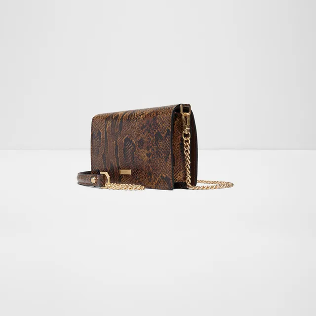 Aldo Lilyth Animal Print Crossbody Bag with Flap Closure and Chain Strap – image 2