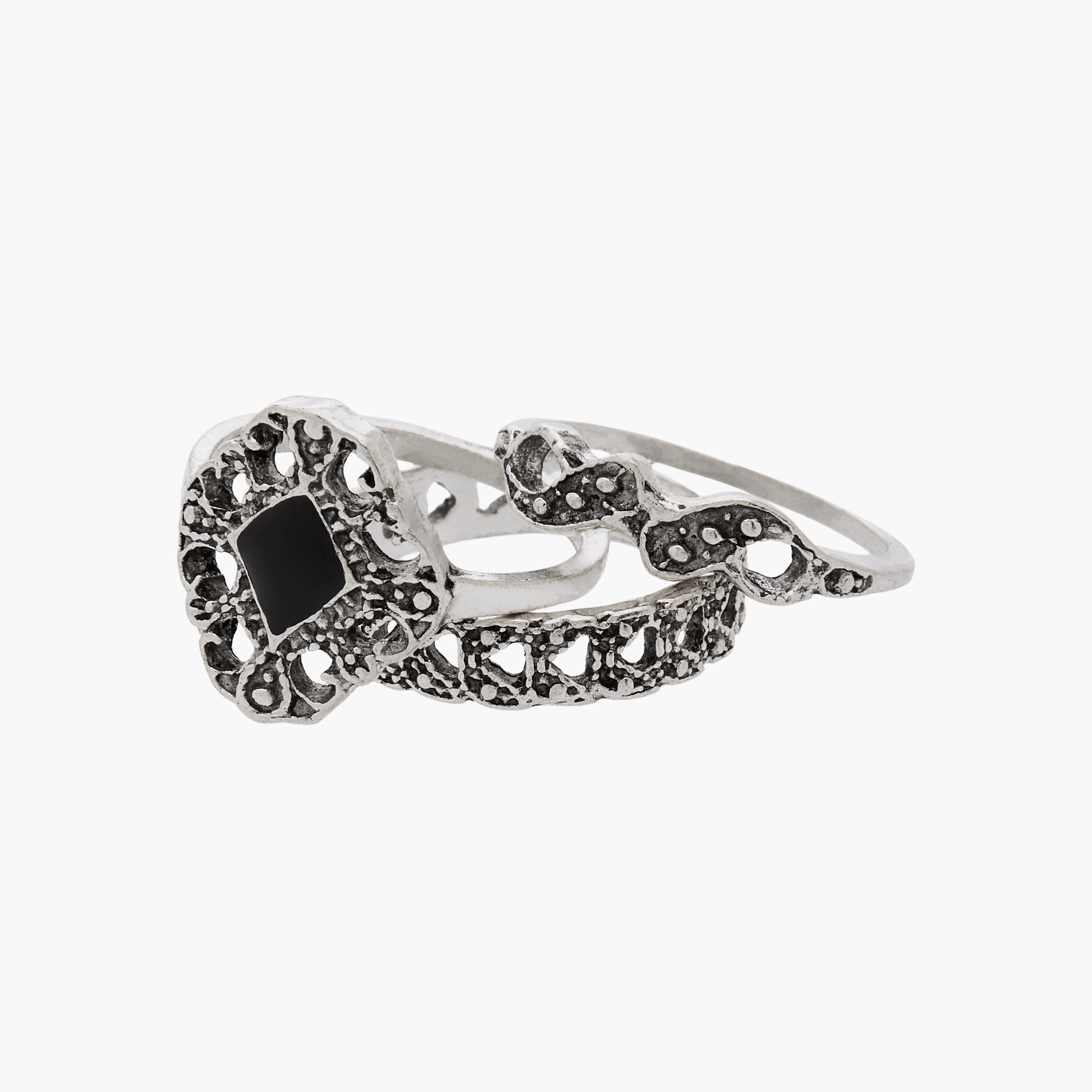 Pack of 15 Assorted Metal Ring