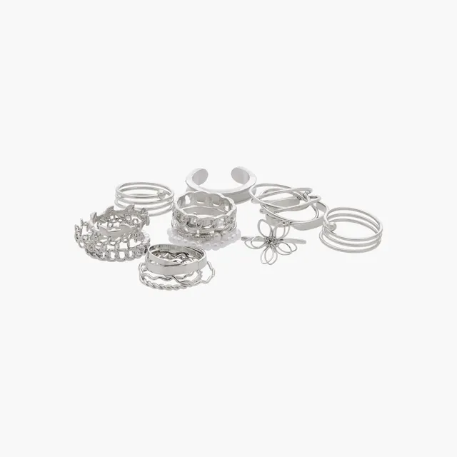 Pack of 21 Cubic Zirconia Metal Assorted Ring – image 2