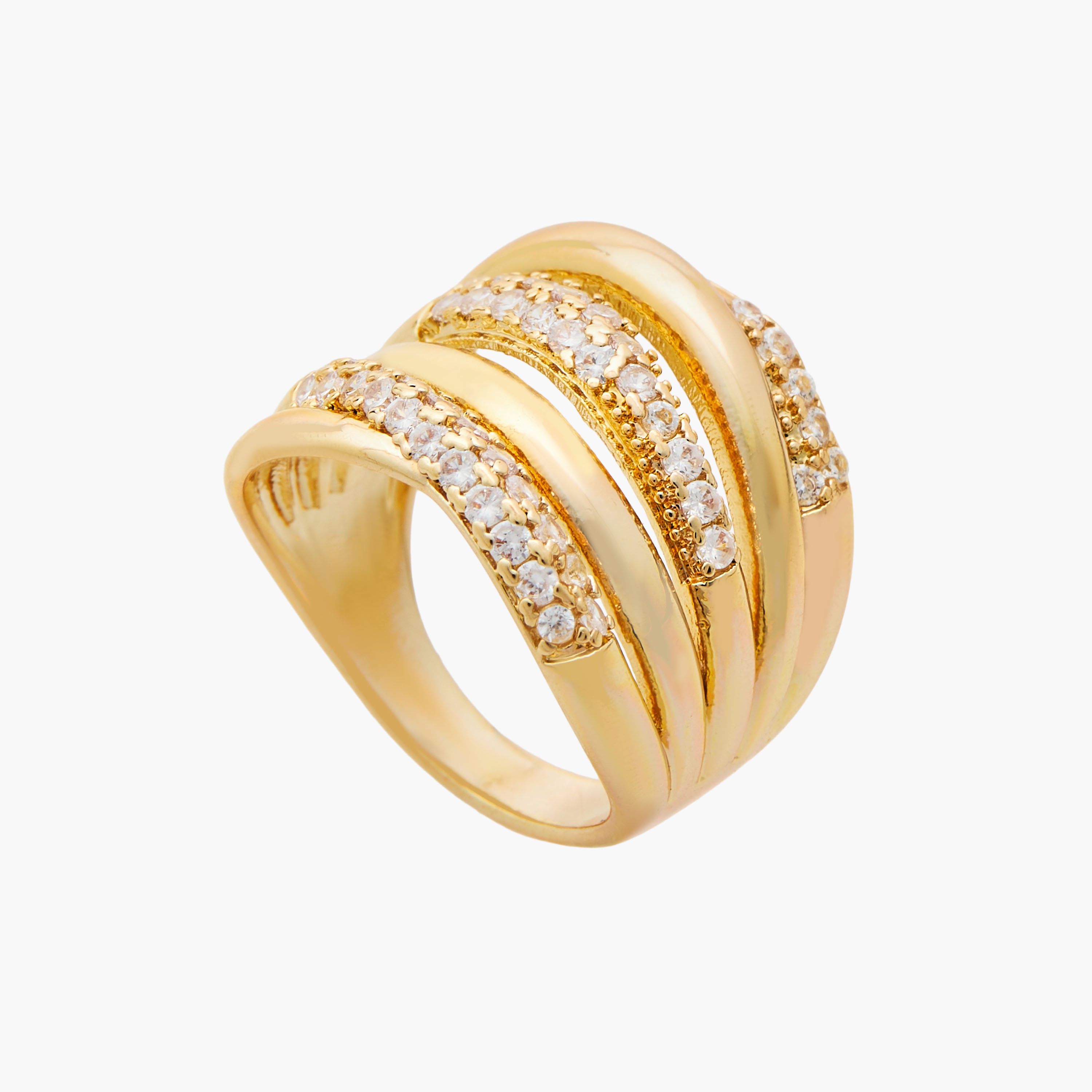 Metal Cubic Zirconia Ring