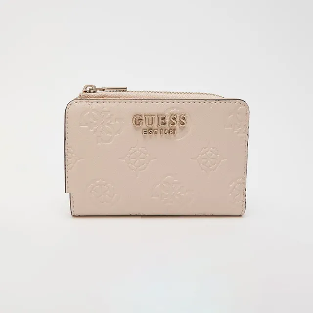 محفظة Guess Laurel II Monogram بسحاب إغلاق