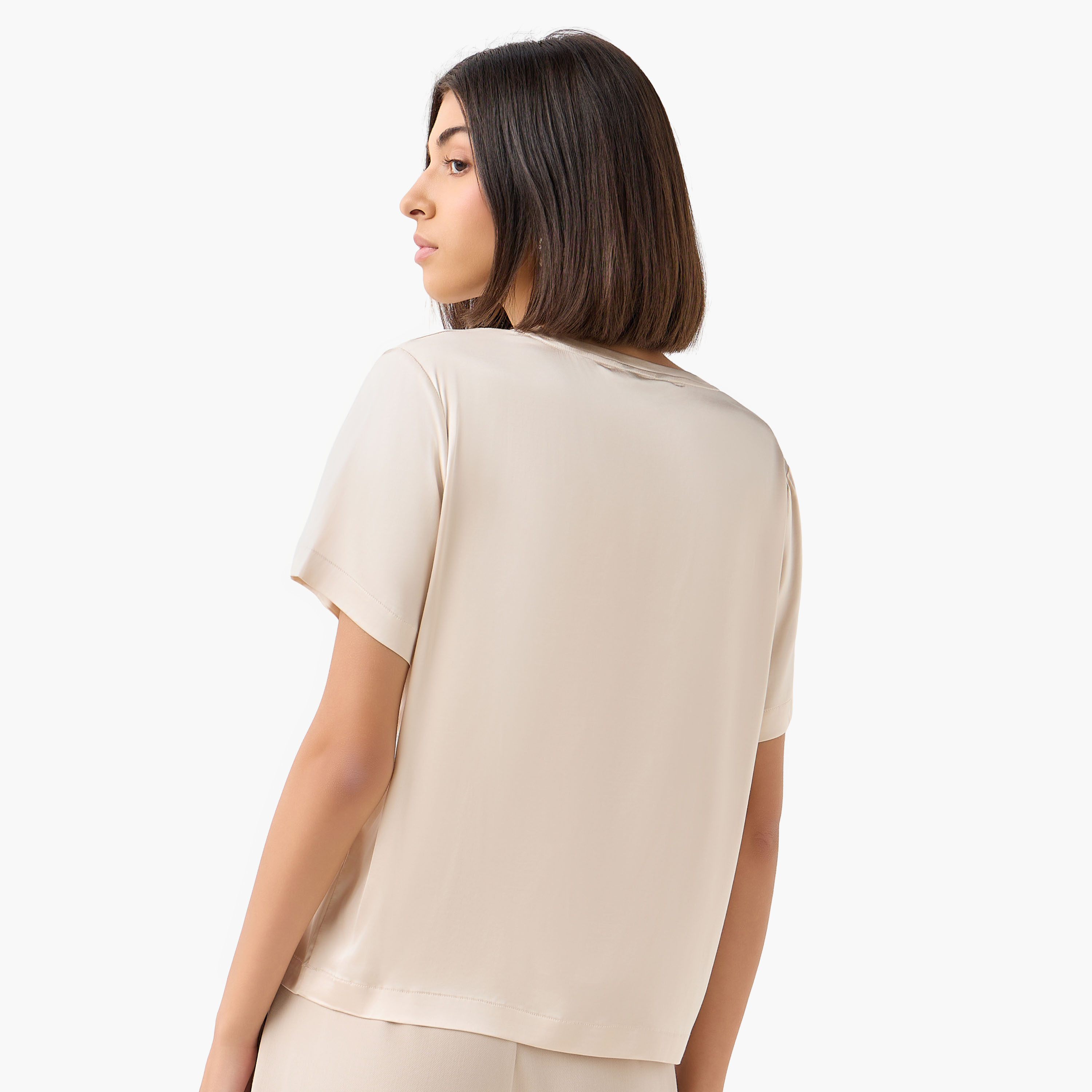 Iconic Regular Fit Viscose T-shirt