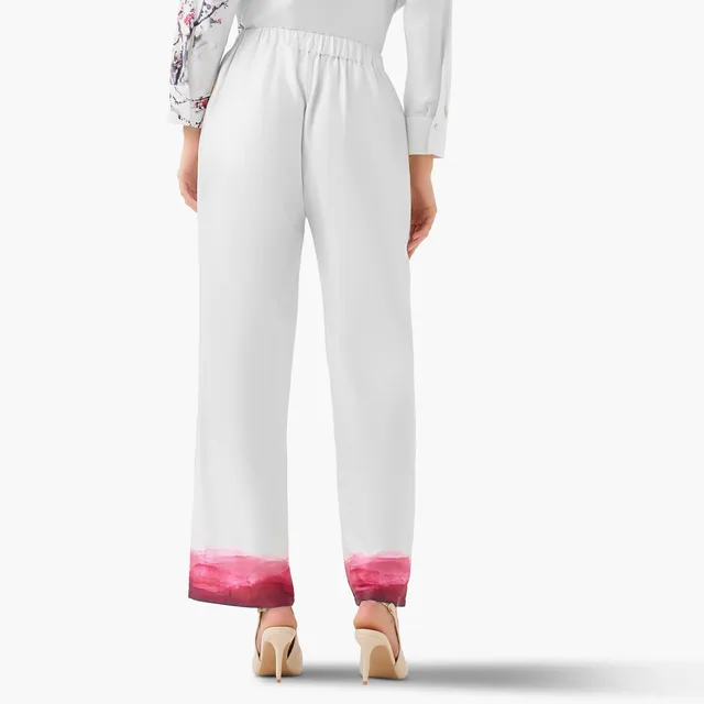 Wide Leg Floral Print Pants – image 6