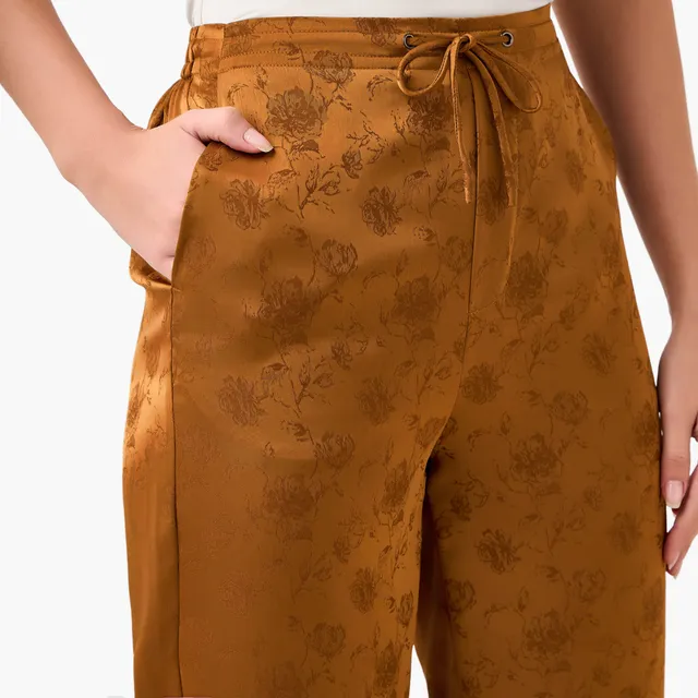 Textured Jacquard Wide Leg Pants – image 5