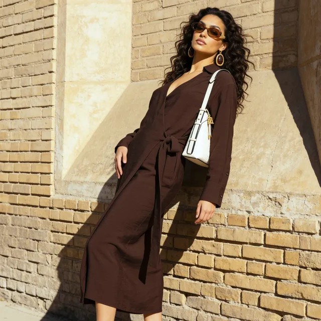Splash Iconic Wrap Dress Tie-Ups