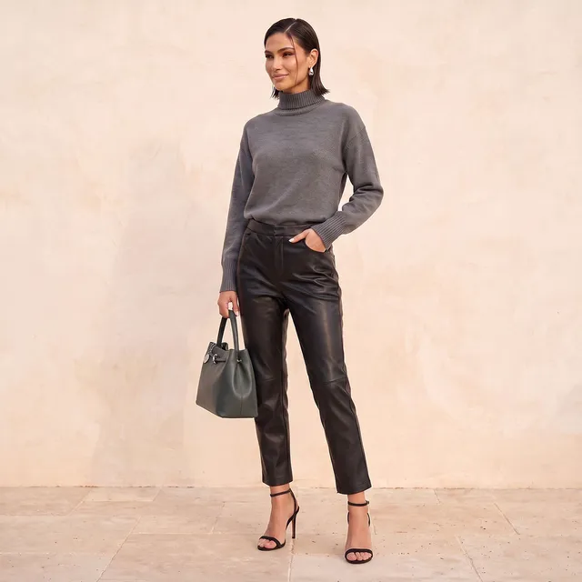 Splash Iconic Textured High Neck Sweater – image 3