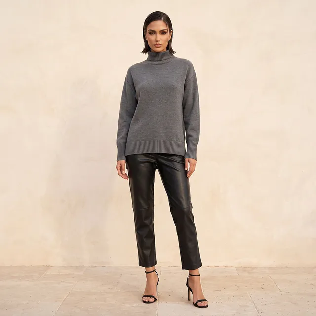 Splash Iconic Textured High Neck Sweater – image 6