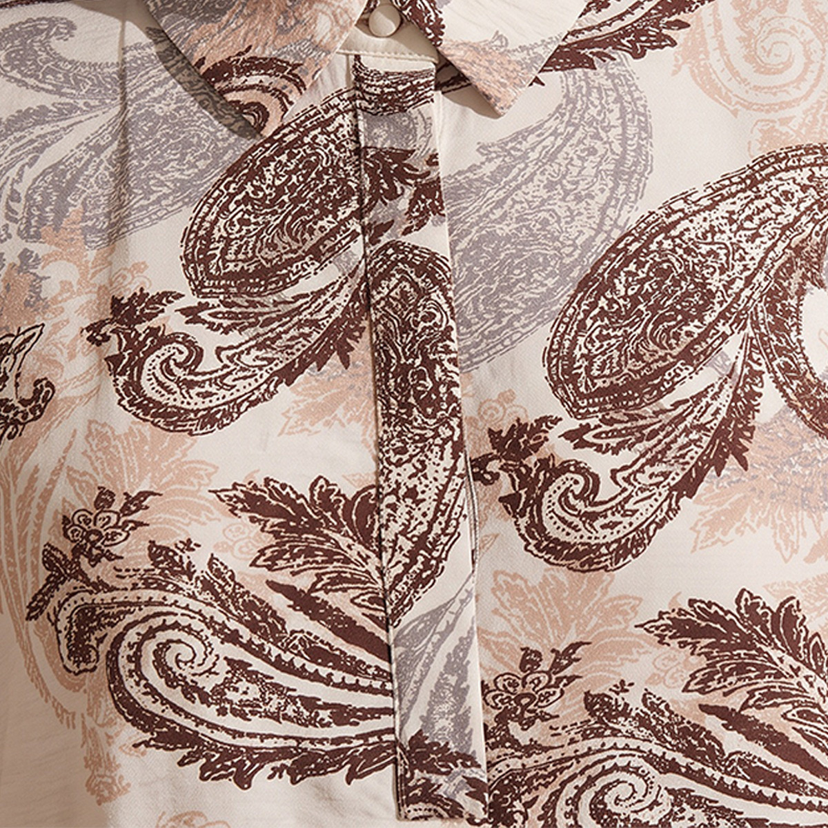 Splash Iconic Paisley Print Trapeze Maxi Dress