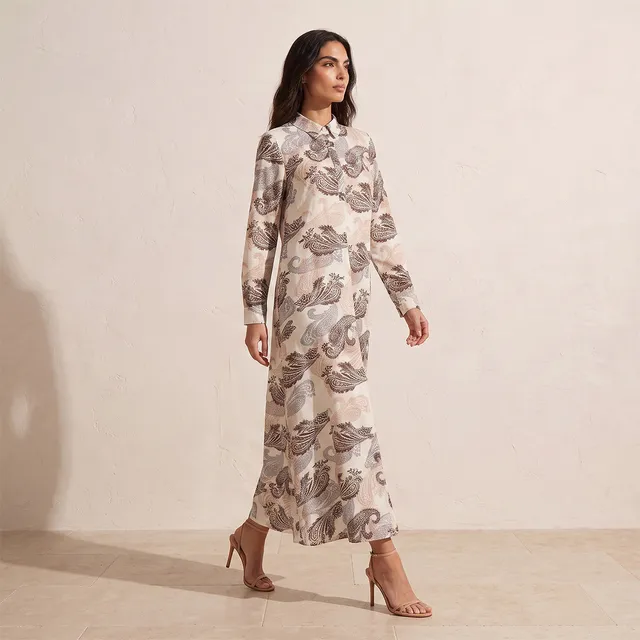 Splash Iconic Paisley Print Trapeze Maxi Dress – image 3